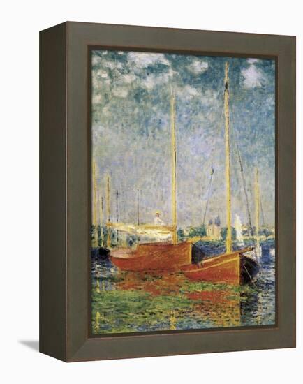 Argenteuil-Claude Monet-Framed Stretched Canvas