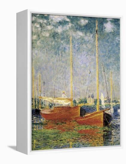 Argenteuil-Claude Monet-Framed Stretched Canvas