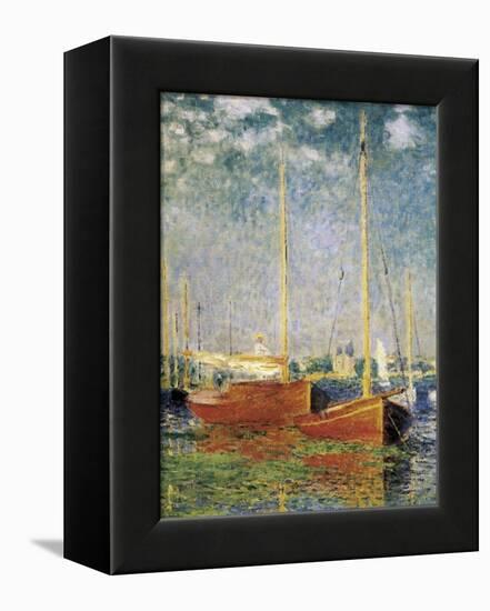 Argenteuil-Claude Monet-Framed Stretched Canvas