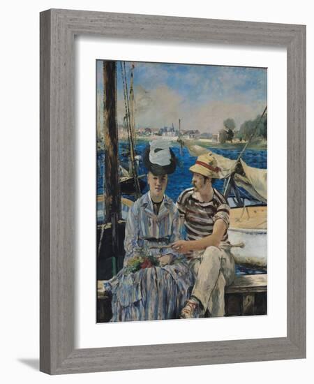 Argenteuil-Edouard Manet-Framed Giclee Print