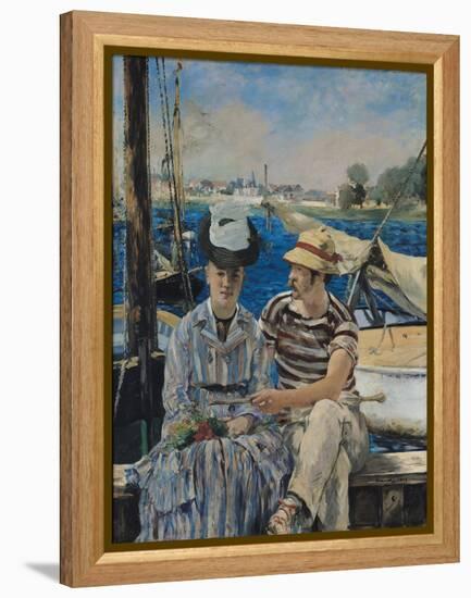 Argenteuil-Edouard Manet-Framed Premier Image Canvas