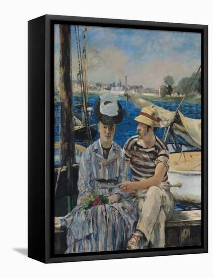 Argenteuil-Edouard Manet-Framed Premier Image Canvas