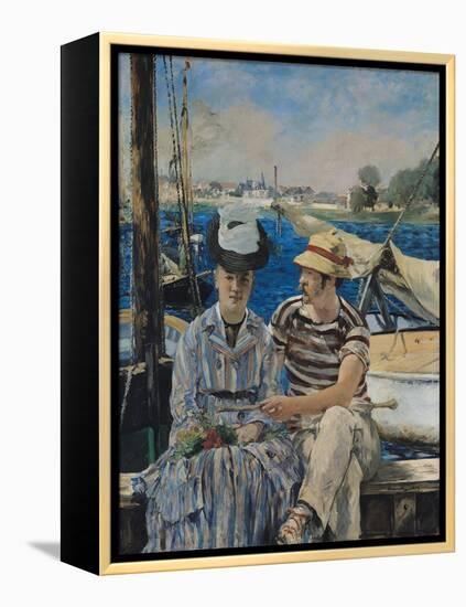 Argenteuil-Edouard Manet-Framed Premier Image Canvas