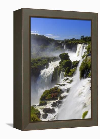 Argentina, Iguazu Falls National Park, (Unesco Site)-Michele Falzone-Framed Premier Image Canvas