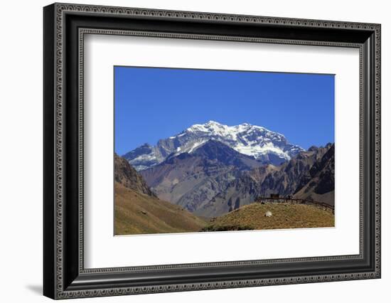 Argentina, Mendoza, Aconcagua Pronvicial Park, Mt Aconcagua-Michele Falzone-Framed Photographic Print