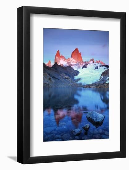 Argentina, Patagonia, El Chalten, Los Glaciares National Park, Cerro Fitzroy Peak-Michele Falzone-Framed Photographic Print