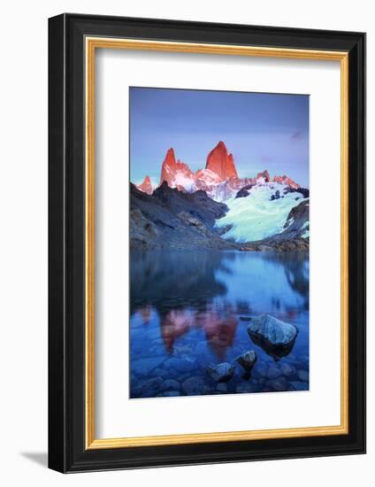 Argentina, Patagonia, El Chalten, Los Glaciares National Park, Cerro Fitzroy Peak-Michele Falzone-Framed Photographic Print