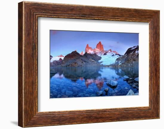 Argentina, Patagonia, El Chalten, Los Glaciares National Park, Cerro Fitzroy Peak-Michele Falzone-Framed Photographic Print