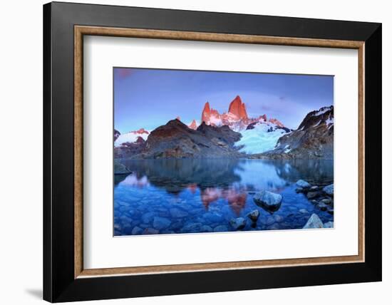 Argentina, Patagonia, El Chalten, Los Glaciares National Park, Cerro Fitzroy Peak-Michele Falzone-Framed Photographic Print