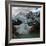 Argentina, Piedras Blancas Glacier pours off Fitzroy and terminates in Lago de los Tres-Howie Garber-Framed Photographic Print