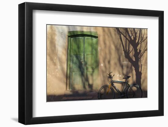 Argentina, Salta, Valles Calchaquies. Shadowed Bike by Green Door-Michele Molinari-Framed Photographic Print