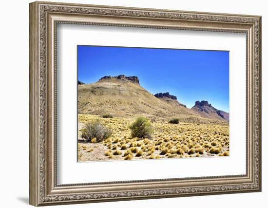 Argentina, Santa Cruz. Alero Charcamata (cave paintings site) and surroundings.-Michele Molinari-Framed Photographic Print