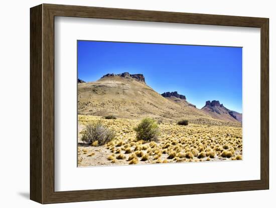 Argentina, Santa Cruz. Alero Charcamata (cave paintings site) and surroundings.-Michele Molinari-Framed Photographic Print