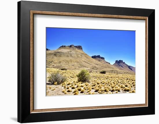 Argentina, Santa Cruz. Alero Charcamata (cave paintings site) and surroundings.-Michele Molinari-Framed Photographic Print