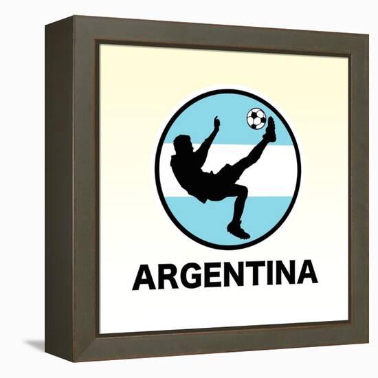 Argentina Soccer-null-Framed Premier Image Canvas