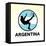 Argentina Soccer-null-Framed Premier Image Canvas