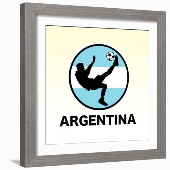 Argentina Soccer-null-Framed Giclee Print