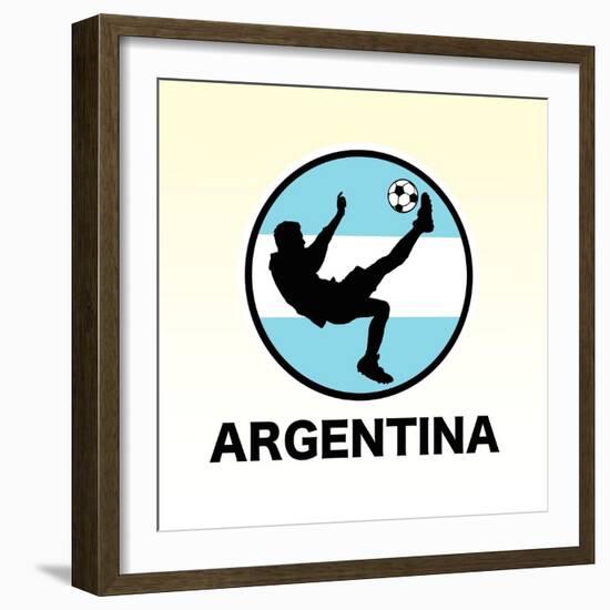 Argentina Soccer-null-Framed Giclee Print