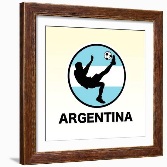 Argentina Soccer-null-Framed Giclee Print