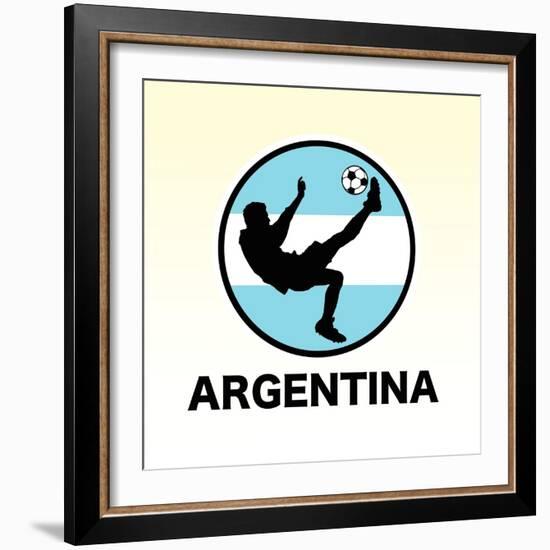 Argentina Soccer-null-Framed Giclee Print