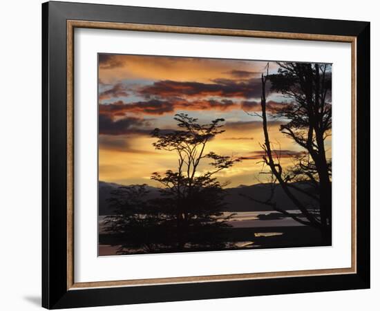 Argentina, Ushuaia, Sunrise-John Ford-Framed Photographic Print