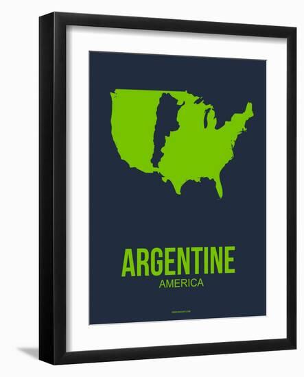 Argentine America Poster 2-NaxArt-Framed Art Print