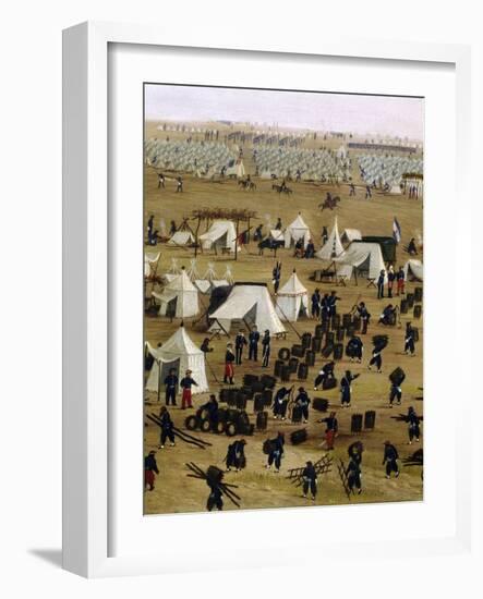 Argentine Camp During War Against Paraguay-Candido Lopez-Framed Giclee Print