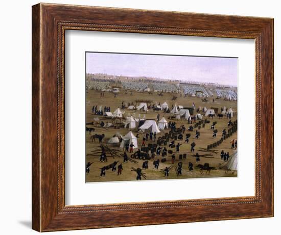 Argentine Camp During War Against Paraguay-Candido Lopez-Framed Giclee Print