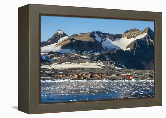 Argentinian Antarctic settlement, Esperanza Base, Hope Bay, Antarctica, Polar Regions-Michael Runkel-Framed Premier Image Canvas