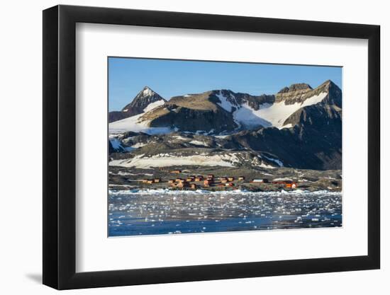 Argentinian Antarctic settlement, Esperanza Base, Hope Bay, Antarctica, Polar Regions-Michael Runkel-Framed Photographic Print