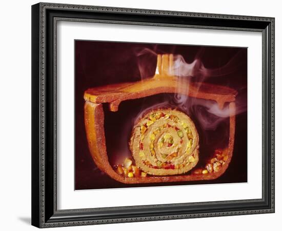 Argentinian Matambre, a Slice of Beef Rolled with Vegetables and Chilies-John Dominis-Framed Photographic Print