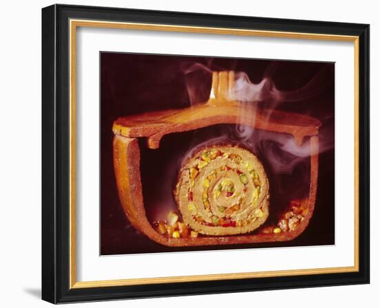 Argentinian Matambre, a Slice of Beef Rolled with Vegetables and Chilies-John Dominis-Framed Photographic Print