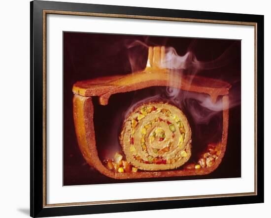 Argentinian Matambre, a Slice of Beef Rolled with Vegetables and Chilies-John Dominis-Framed Photographic Print