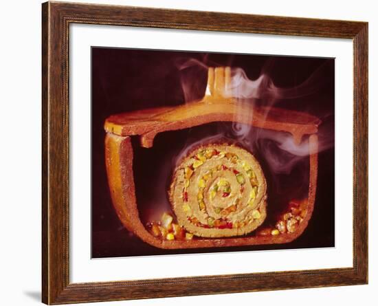 Argentinian Matambre, a Slice of Beef Rolled with Vegetables and Chilies-John Dominis-Framed Photographic Print