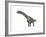 Argentinosaurus Dinosaur, White Background-null-Framed Art Print