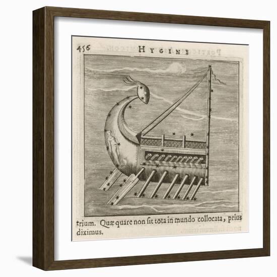 Argo Named after the Vessel Which Carried Jason and the Argonauts to Steal the Golden Fleece-Gaius Julius Hyginus-Framed Art Print