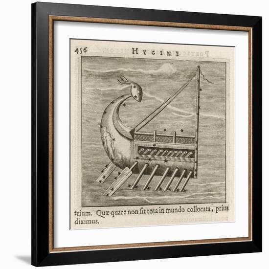 Argo Named after the Vessel Which Carried Jason and the Argonauts to Steal the Golden Fleece-Gaius Julius Hyginus-Framed Art Print