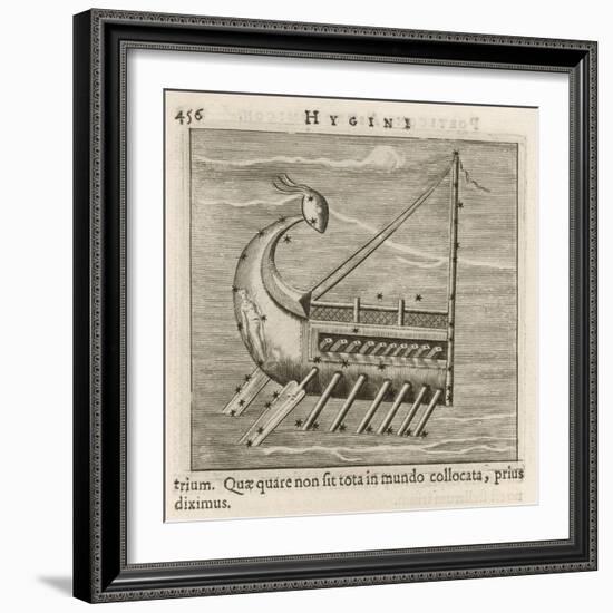Argo Named after the Vessel Which Carried Jason and the Argonauts to Steal the Golden Fleece-Gaius Julius Hyginus-Framed Art Print