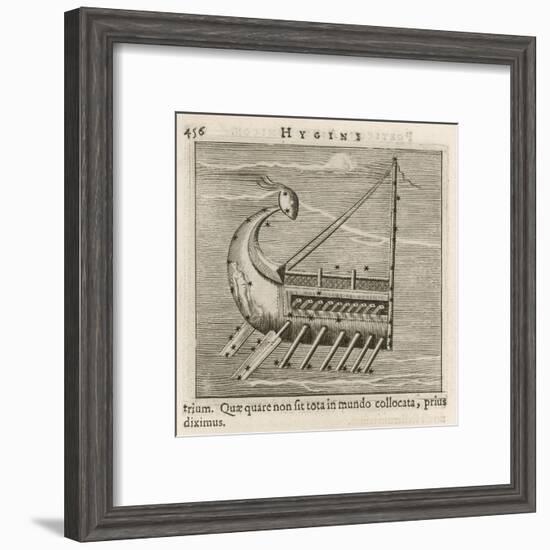 Argo Named after the Vessel Which Carried Jason and the Argonauts to Steal the Golden Fleece-Gaius Julius Hyginus-Framed Art Print