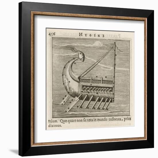 Argo Named after the Vessel Which Carried Jason and the Argonauts to Steal the Golden Fleece-Gaius Julius Hyginus-Framed Art Print