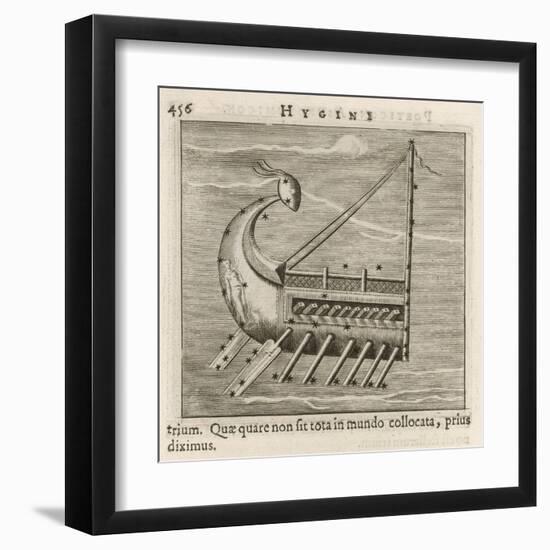 Argo Named after the Vessel Which Carried Jason and the Argonauts to Steal the Golden Fleece-Gaius Julius Hyginus-Framed Art Print