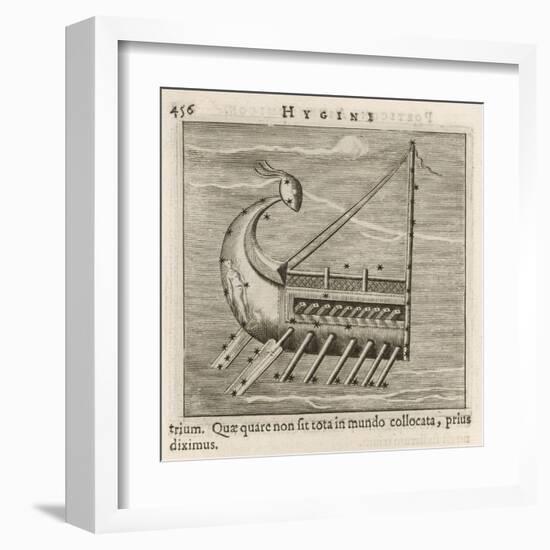 Argo Named after the Vessel Which Carried Jason and the Argonauts to Steal the Golden Fleece-Gaius Julius Hyginus-Framed Art Print