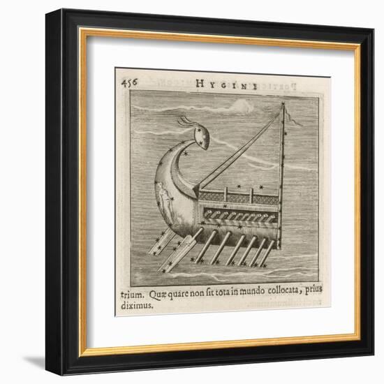 Argo Named after the Vessel Which Carried Jason and the Argonauts to Steal the Golden Fleece-Gaius Julius Hyginus-Framed Art Print