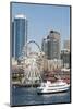 Argosy Harbor Cruise boat returns to Pier 55, Seattle, Washington, USA-Trish Drury-Mounted Photographic Print