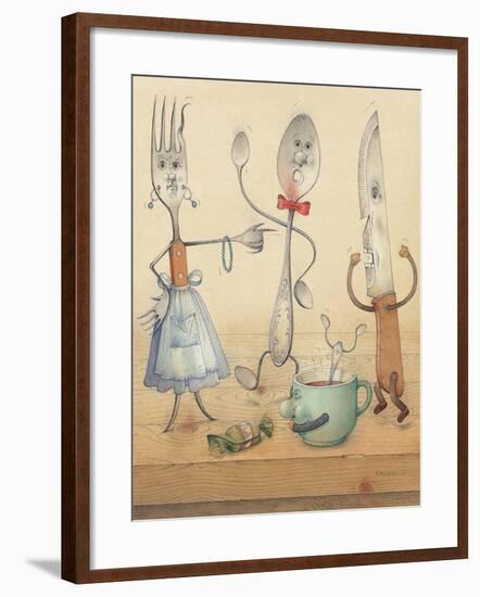 Argument, 2003-Kestutis Kasparavicius-Framed Giclee Print