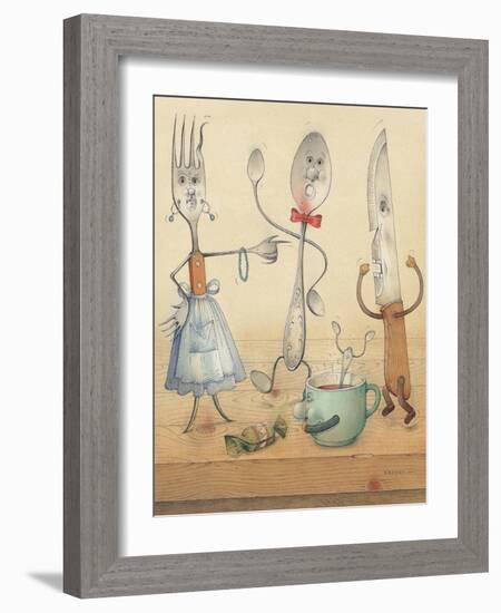 Argument, 2003-Kestutis Kasparavicius-Framed Giclee Print