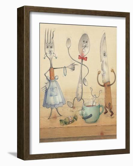 Argument, 2003-Kestutis Kasparavicius-Framed Giclee Print