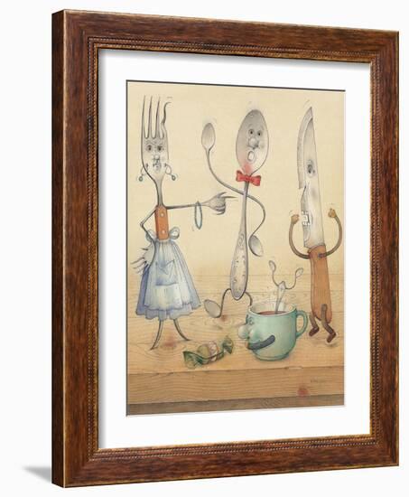 Argument, 2003-Kestutis Kasparavicius-Framed Giclee Print