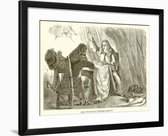 Argyll Remonstrating with King Charles II-null-Framed Giclee Print