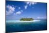 Ari Atoll, Maldives. Uninhabited, un-named, tropical island.-Stuart Westmorland-Mounted Photographic Print